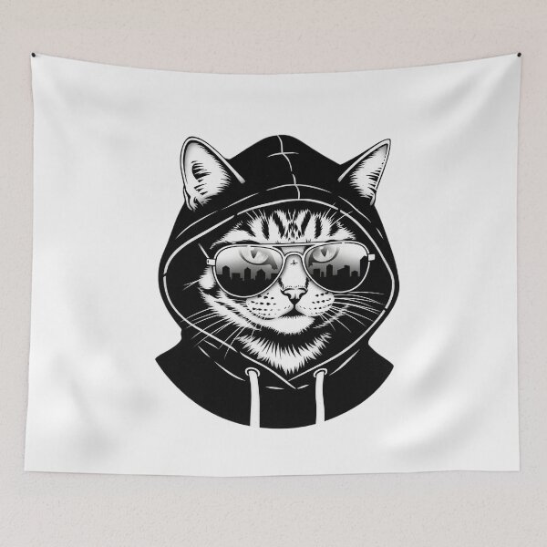 Item preview, Cool Cat Stencil designed and sold by Apex Designs.