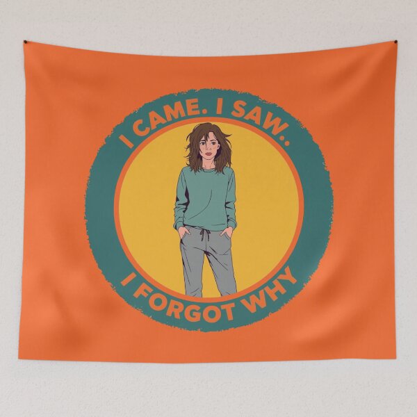 Item preview, I Came I Saw I Forgot Why – WDNC Funny Halloween Mom Design designed and sold by jelonkaa.