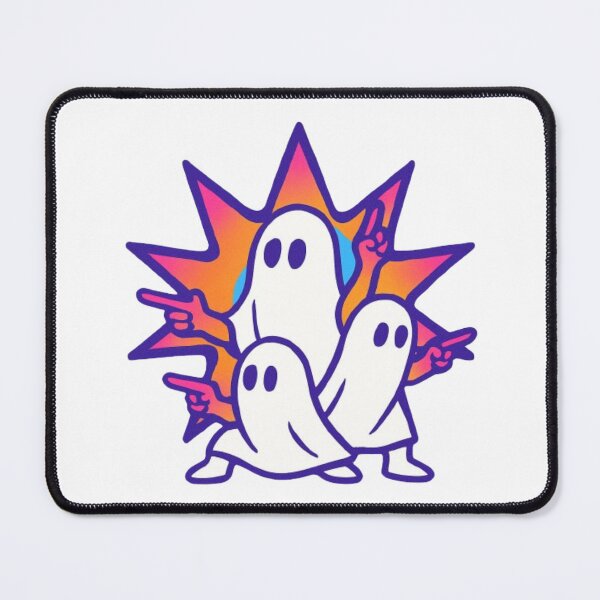 Item preview, Retro Ghost Squad Design – Cool Neon Spooky Ghosts for Halloween & Party Vibes designed and sold by GemBob Creations.