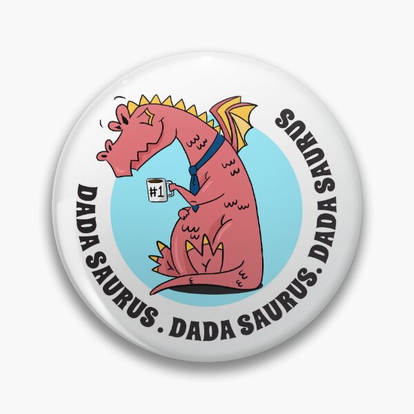 Item preview, The Mighty Dada Saurus - King of Dads designed and sold by Cookiezoo.