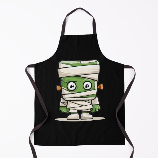 Item preview, Adorable Frankenstein Mummy Wrapped in Bandages – Cute Spooky Character designed and sold by Teeny Quities.