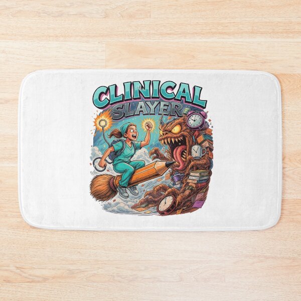 Item preview, funny nursing student Exam Monster Slayer designed and sold by Uglyandcute.