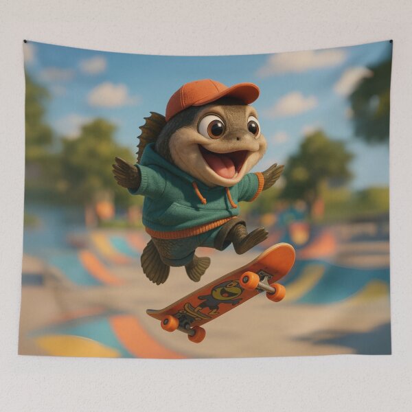 Item preview, Skater Bowfin Fish designed and sold by Sillytoe.