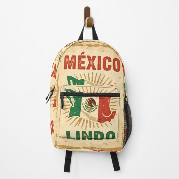 Item preview, Vibrant Mexico Lindo artwork showcasing the national flag with sunburst design celebrating cultural pride designed and sold by SpaceartLilu.