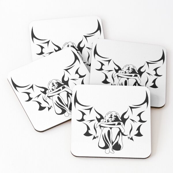Item preview, Angel caido. Silueta. designed and sold by Tribalgothss.