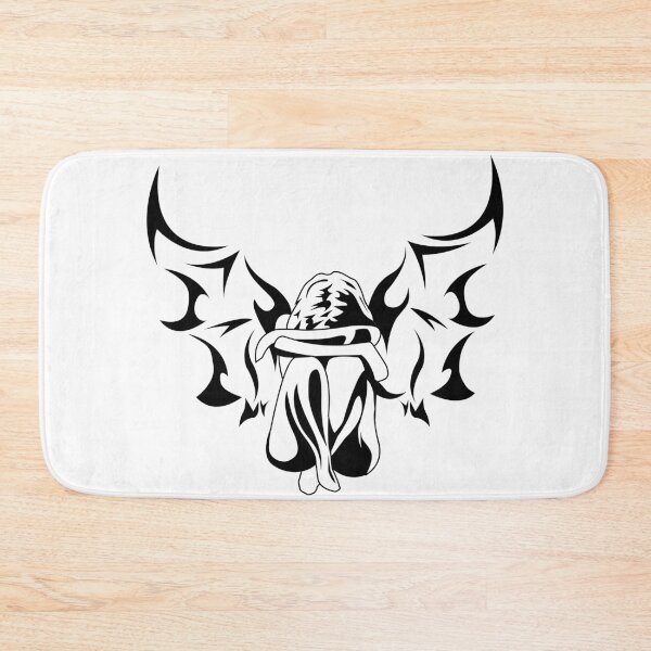 Item preview, Fallen angel. Silhouette. designed and sold by Tribalgothss.