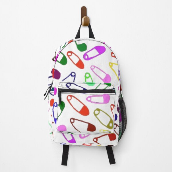 Item preview, Colorful Safety Pins Pattern – Retro Punk Pop Art designed and sold by BulletKitty82.