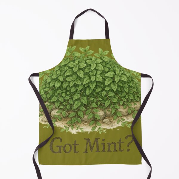 Item preview, Got Mint? Sticker – Overgrown Mint Garden Humor Design designed and sold by Feral Confetti.