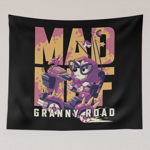 Item preview, Mad Muf: Granny Road // Muffin Heeler, Aussie dog, Bingo, Bandit, Chilli designed and sold by Geekydog.