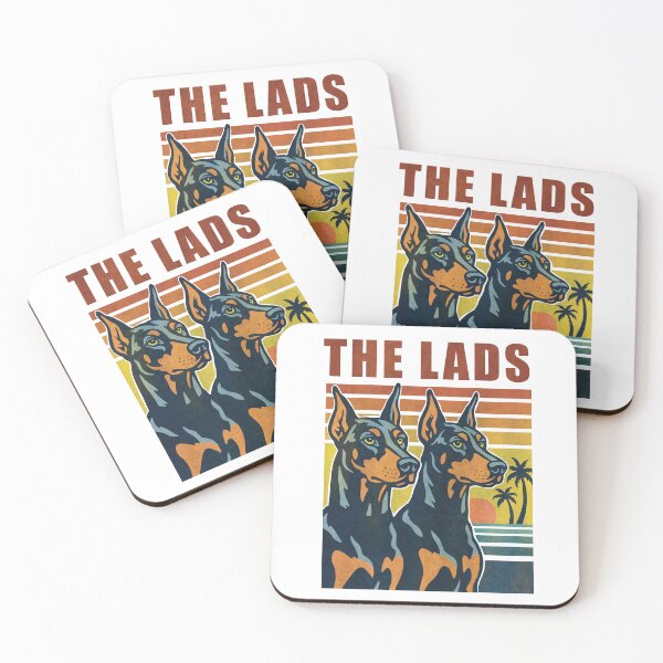 Item preview, The Lads Retro Magnum P.I. Doberman Dogs Vintage designed and sold by ChunkByChunk.