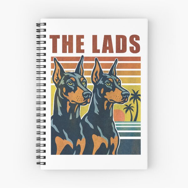 Item preview, The Lads Retro Magnum P.I. Doberman Dogs Vintage designed and sold by ChunkByChunk.