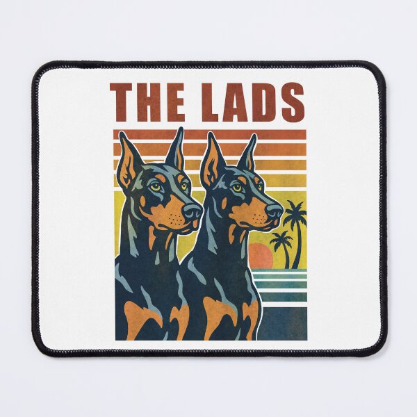 Item preview, The Lads Retro Magnum P.I. Doberman Dogs Vintage designed and sold by ChunkByChunk.