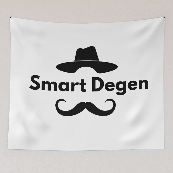 Item preview, Smart Degen Vibes – Meme Coin & Crypto Trading Statement designed and sold by Jennah.