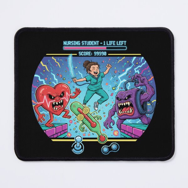 Item preview, funny nursing student Vital Signs Boss Fight designed and sold by Uglyandcute.