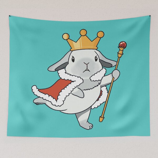 Item preview, Enchanted Sable Point HOLLAND LOP rabbit in crown and cape designed and sold by tayaan.