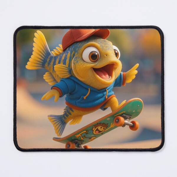 Item preview, Skater Cichlid Fish designed and sold by Sillytoe.