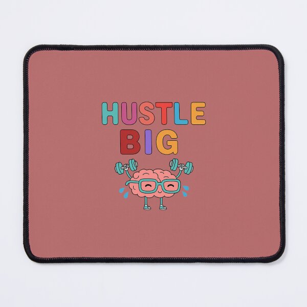 Item preview, Hustle Big – Motivational Brain Lifting Weights Design designed and sold by MeliaCreations.