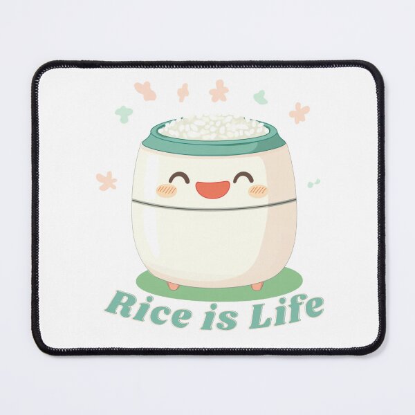 Item preview, Cute Kawaii Rice Cooker Shirt – Funny Asian Food Design with “Rice is Life” Quote for Foodie Merch and Cultural Humor Fans designed and sold by myfavoritesm4.