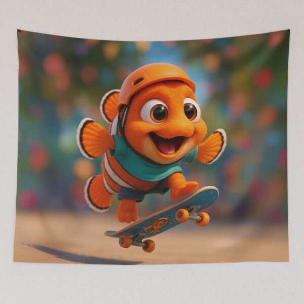 Item preview, Pez payaso patinador designed and sold by Sillytoe.