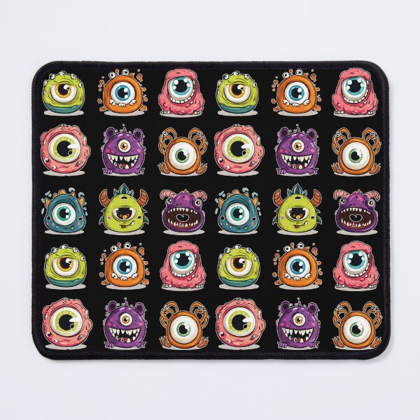 Item preview, Colorful Cute Monster Pattern – Fun One-Eyed Cartoon Creatures designed and sold by Teeny Quities.