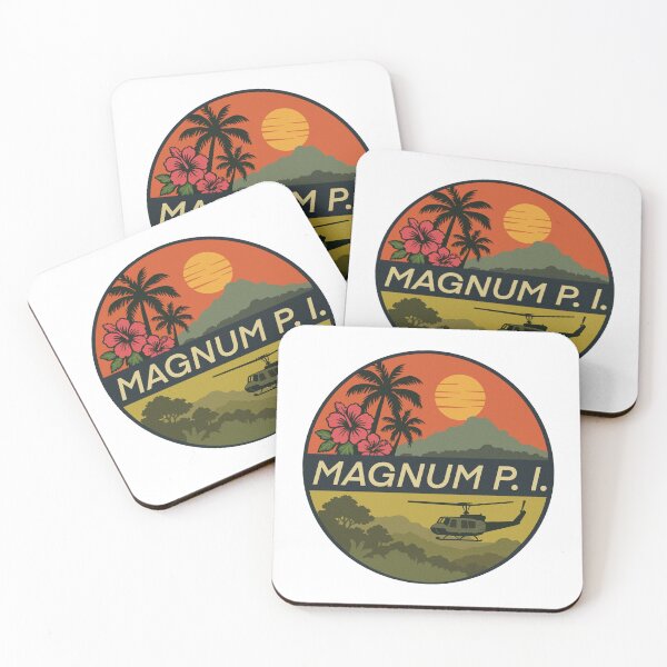 Item preview, Magnum P.I. Hawaii Vietnam Sunset Design designed and sold by ChunkByChunk.