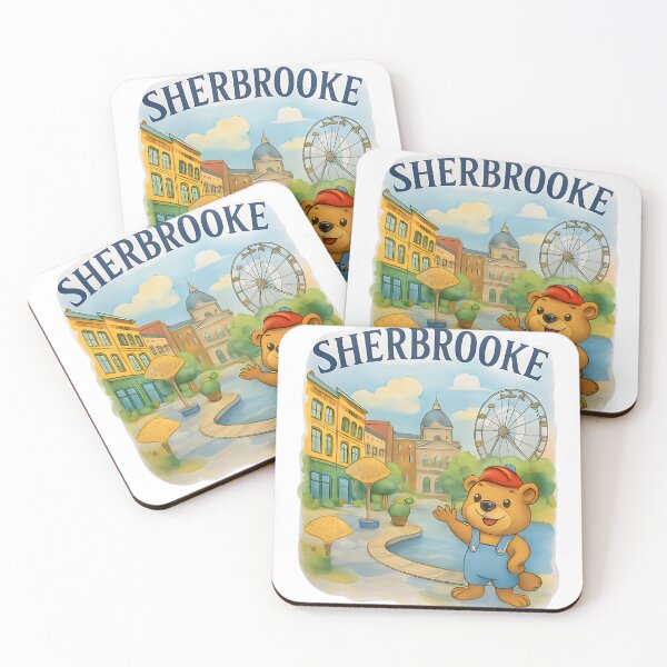 Item preview, Sherbrooke Kids – Cute Bear and Cityscape designed and sold by GestaltTees.