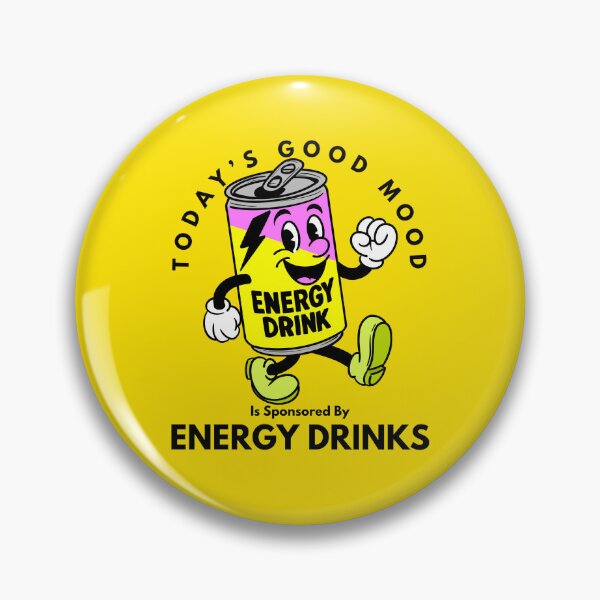 Item preview, Today’s Good Mood Is Sponsored By Energy Drinks designed and sold by Kate Miller Illustrator.