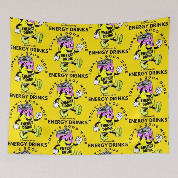 Item preview, Today’s Good Mood Is Sponsored By Energy Drinks designed and sold by Kate Miller Illustrator.