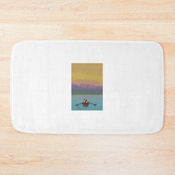 Item preview, Boat on a tranquil lake designed and sold by langebleu.