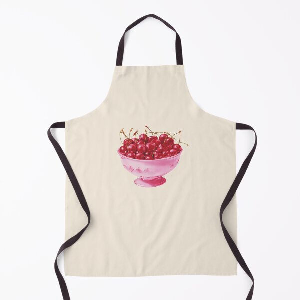 Item preview, Cherries in a bowl vintage print designed and sold by Temuri Studio.