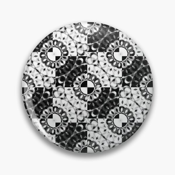 Item preview, Black and White Circular Pattern designed and sold by Auxifur.