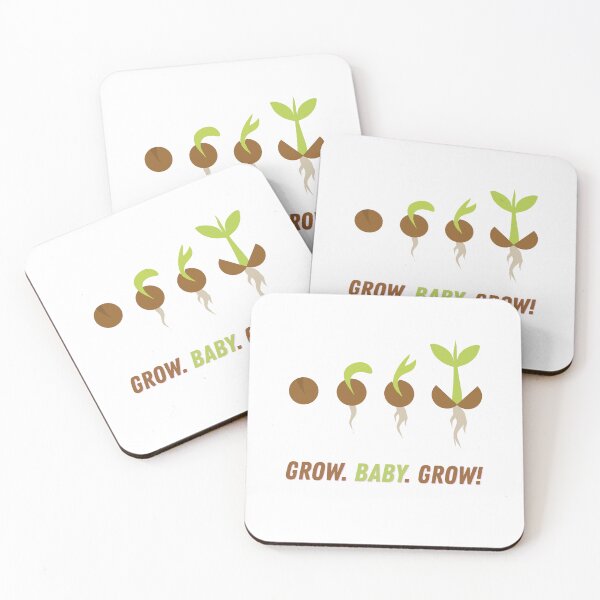 Item preview, Cute Plant Growth Stages Shirt – “Grow Baby Grow” Inspirational Botanical Design for Gardeners, Teachers, and Nature Lovers designed and sold by myfavoritesm4.