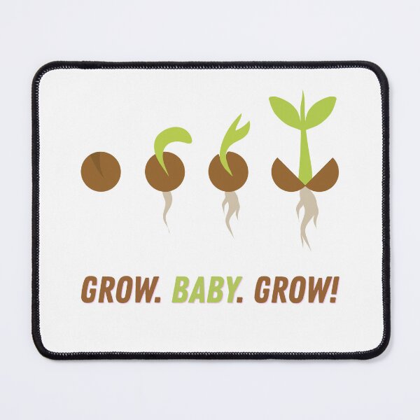 Item preview, Cute Plant Growth Stages Shirt – “Grow Baby Grow” Inspirational Botanical Design for Gardeners, Teachers, and Nature Lovers designed and sold by myfavoritesm4.
