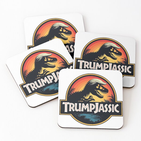 Item preview, Jurassic-Inspired Trumpassic Unisex Heavy Cotton Tee designed and sold by designsjmc.