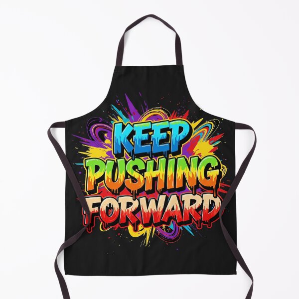 Item preview, Keep Pushing Forward Graffiti Quote designed and sold by Owcomm.