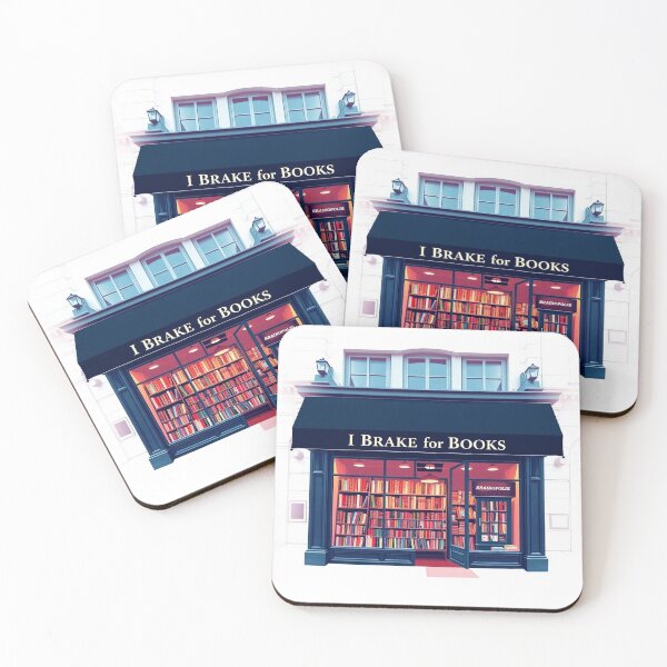 Item preview, I Brake For Books - Paris designed and sold by Flourish Market.