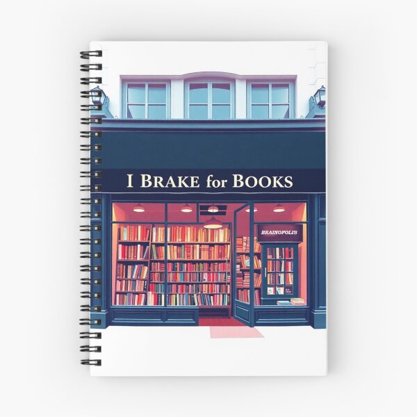 Item preview, I Brake For Books - Paris designed and sold by Flourish Market.