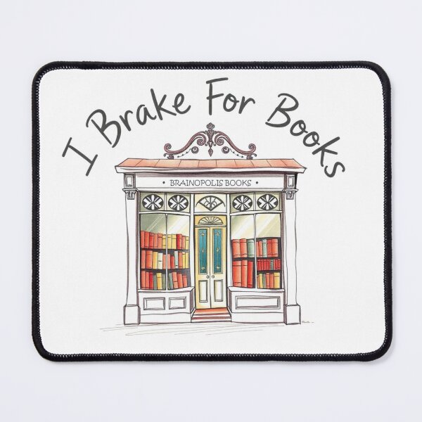 Item preview, I Brake For Books - Village designed and sold by Flourish Market.