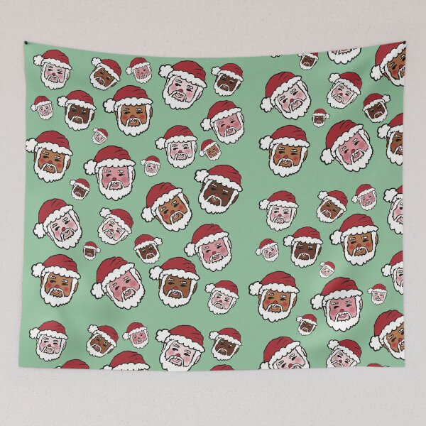 Item preview, Festive Santa Pattern designed and sold by Micki Moxie.