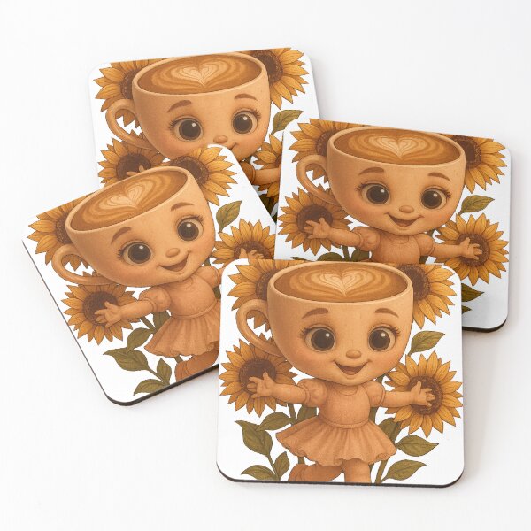 Item preview, Capuchina bailarina entre girasoles designed and sold by Drip stamp.