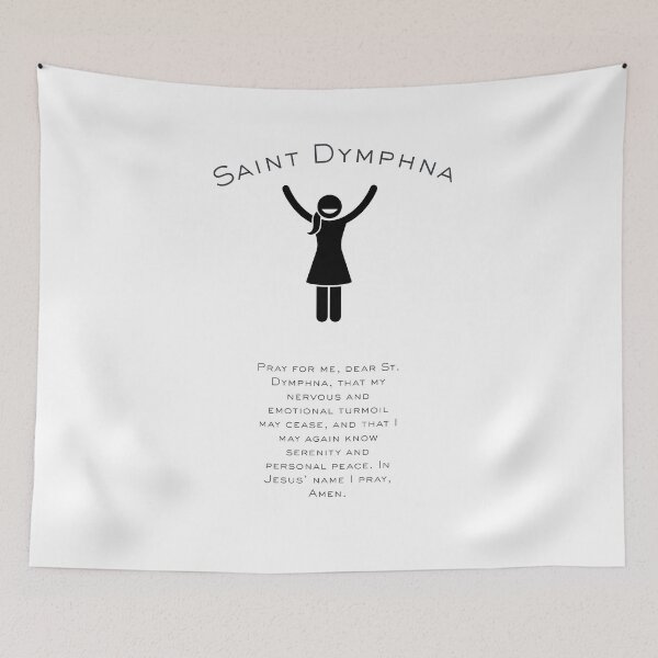 Item preview, Saint Dymphna Prayer designed and sold by anwil713.