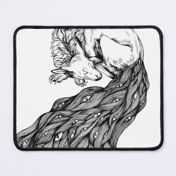 Item preview, Eye Collector - Wolf with a tail of eyes designed and sold by Luccain.Art.
