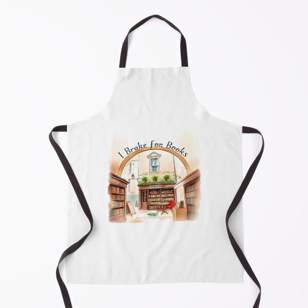 Item preview, I Brake For Books - Quaint designed and sold by Flourish Market.