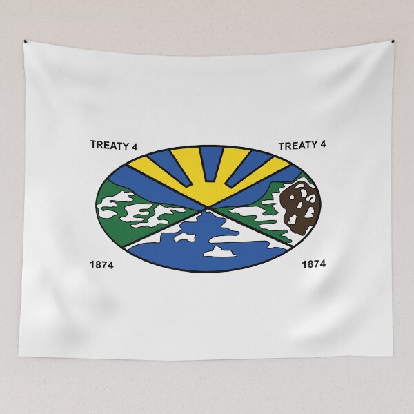 Item preview, Treaty Four First Nations Flag designed and sold by PKHalford.