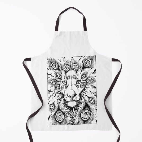 Item preview, Fancy - Lion with peacock feathers designed and sold by Luccain.Art.