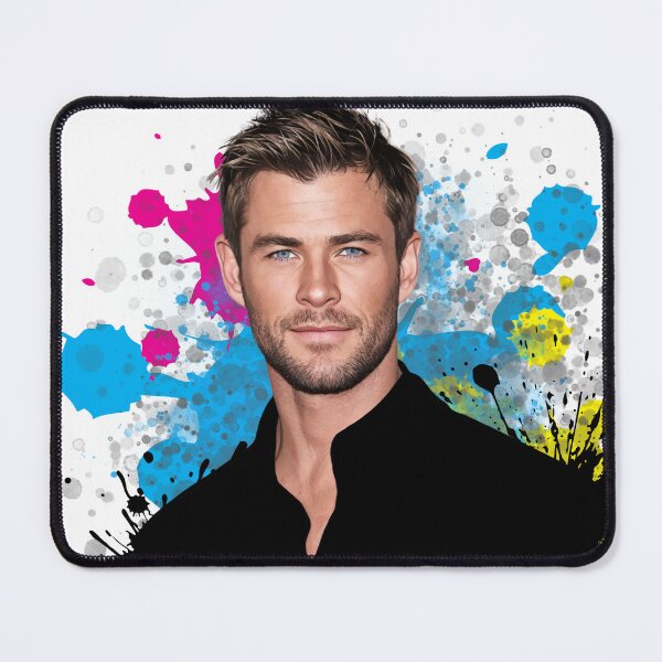 Item preview, Chris Hemsworth Art Splatter designed and sold by honeybee100.