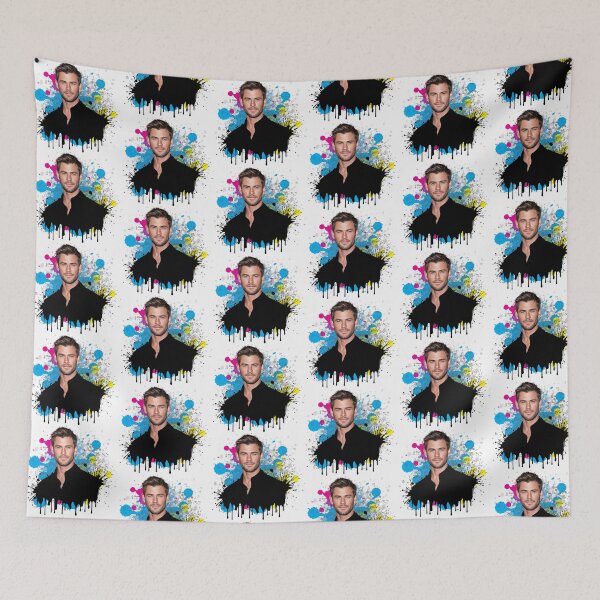 Item preview, Chris Hemsworth Art Splatter designed and sold by honeybee100.