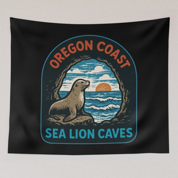 Item preview, Oregon Coast Sea Lion Caves designed and sold by TomFrontierArt.