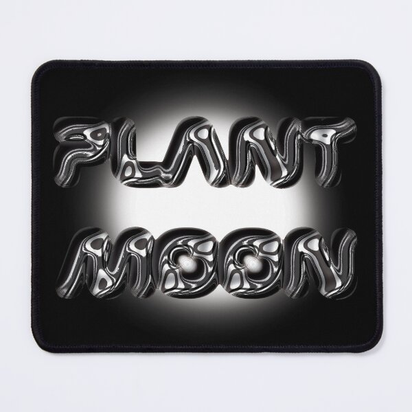 Item preview, Typography of Plant Moon in the Night Sky designed and sold by cremedecolor.