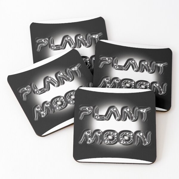 Item preview, Typography of Plant Moon in the Night Sky designed and sold by cremedecolor.